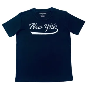 Kid's Embroidared New York Graphic T-Shirt